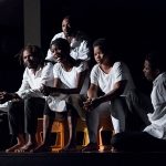 Portraits on stage