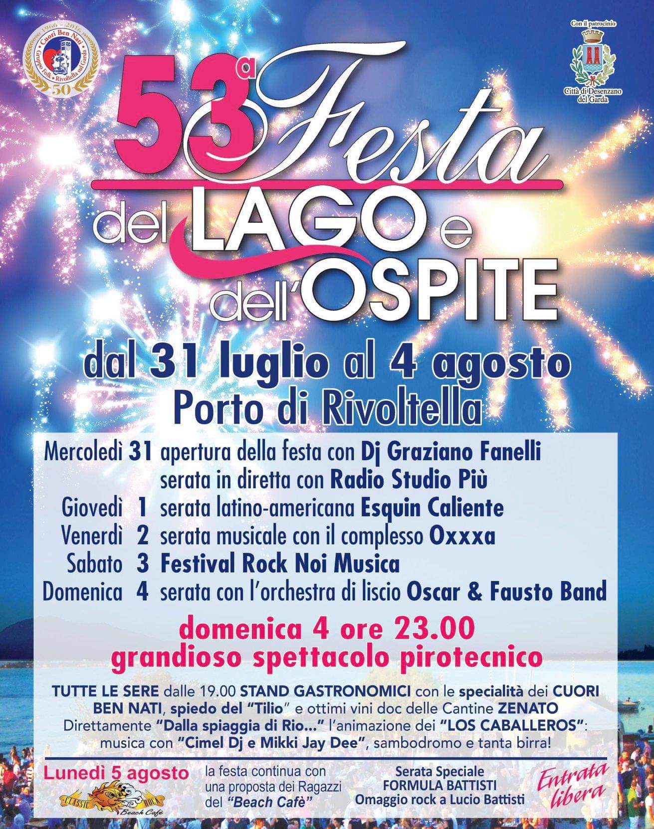 Festa del Lago e dell’Ospite al porto di Rivoltella