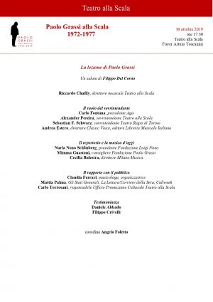 La lezione di Paolo Grassi