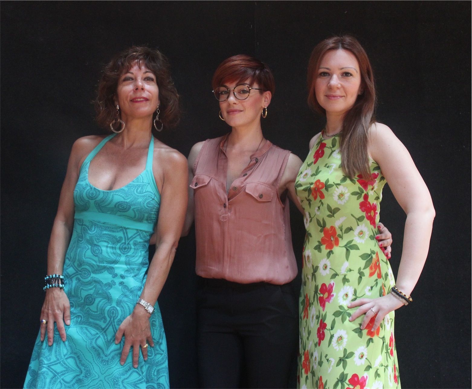 Le protagoniste dell'Orfeo di Gluck Laura Polverelli (Orfeo), Veronica Granatiero (Amore), Michela Antenucci (Euridice)