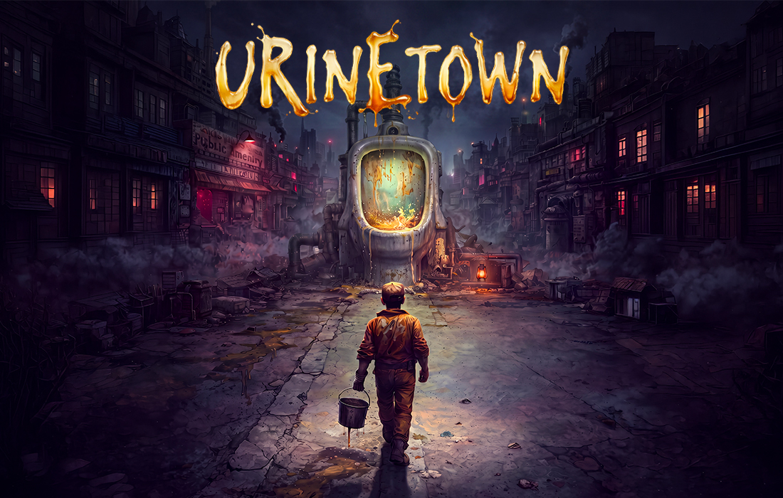Locandina dello spettacolo Urinetown in scena all'STM Studio di Milano
