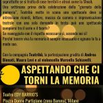 Aspettando che ci torni la memoria