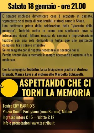 Aspettando che ci torni la memoria